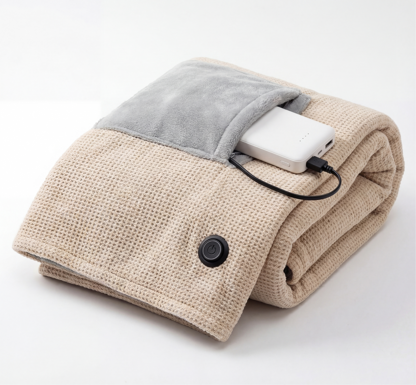 Stay Warm Anywhere - Wearable Heated Shawl Blanket