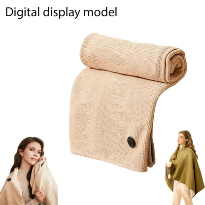 Stay Warm Anywhere - Wearable Heated Shawl Blanket