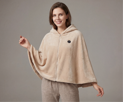 Stay Warm Anywhere - Wearable Heated Shawl Blanket